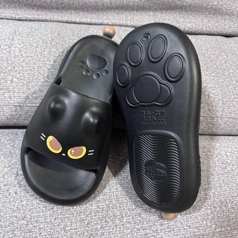 Women Shoes Black - صنادل جديدة لطيفة بتصميم ثلاثي الأبعاد