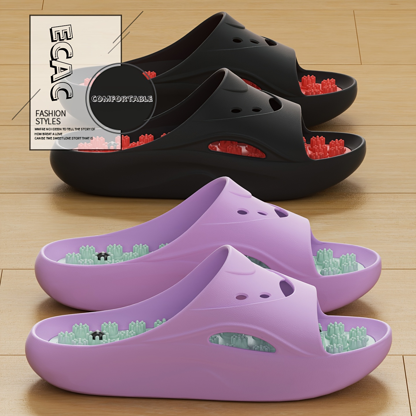 Women'S Shoes For Flat Feet - شباشب تدليك للرجال والنساء من مادة
