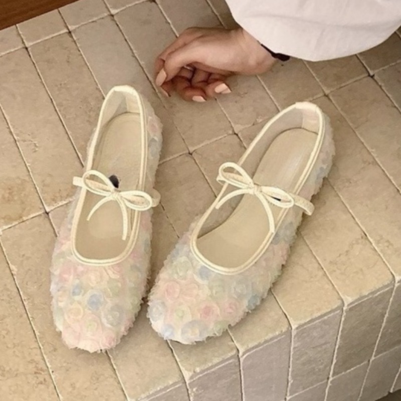 Women Shoes With Heels - أحذية ماري جين شبكية جديدة بتصميم