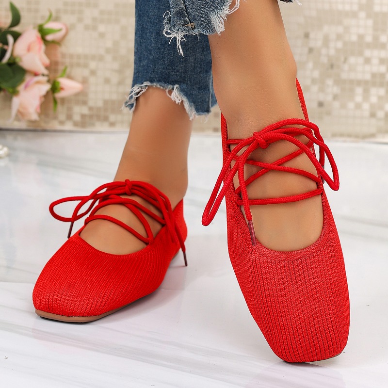 Women Shoes With Heels - أحذية ماري جين فرنسية مسطحة، موديل