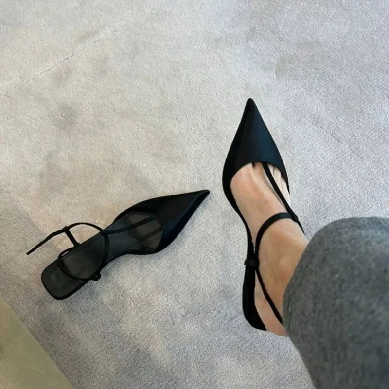 Women Shoes With Heels - أحذية للنساء صنادل نسائية مثيرة بمقدمة