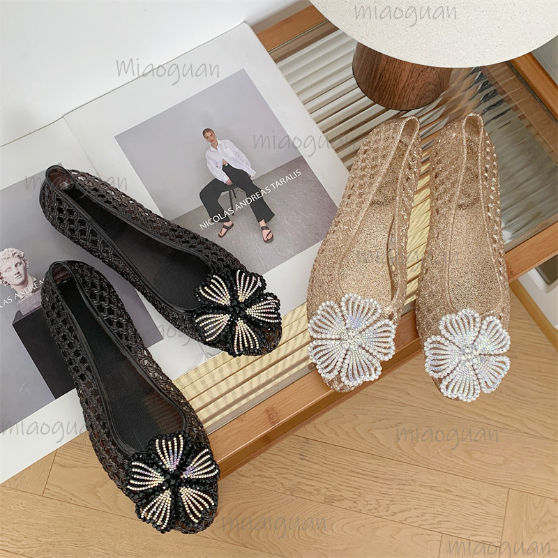 أحذية جيلي كريستالية جديدة مزي - مراجعة Jelly Sandal Women وسعره