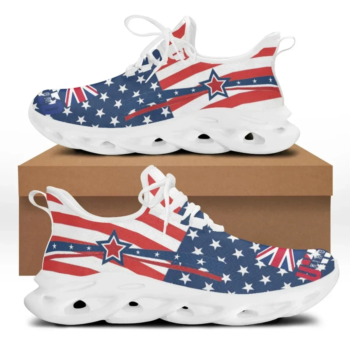 7.4 حذاء مسطح مطبوع عليه علم أ - مراجعة Women'S Shoes Liberty وسعره