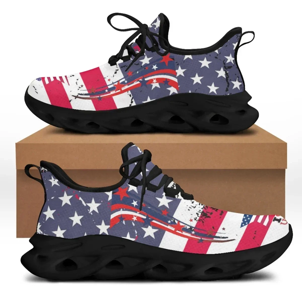 7.4 حذاء مسطح مطبوع عليه علم أ - مراجعة Women'S Shoes Liberty وسعره