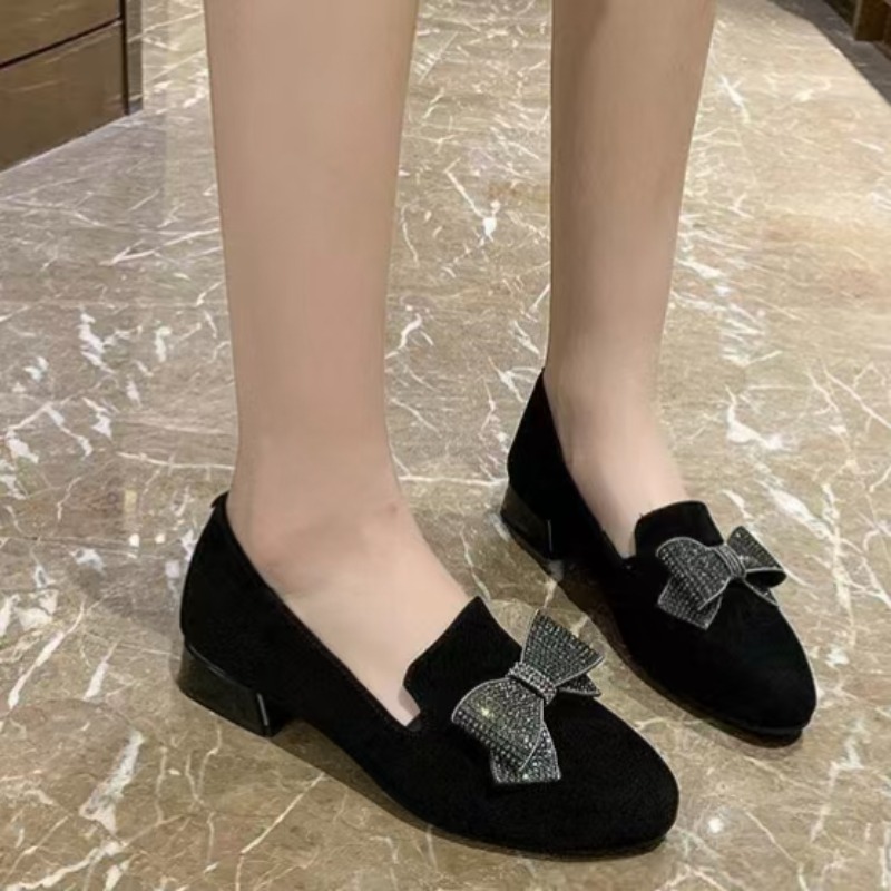2025 أسود جديد عصري المرأة الق - مراجعة Women Shoes Black وسعره