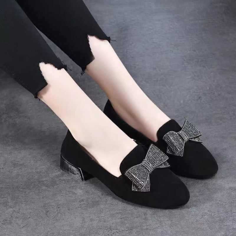 2025 أسود جديد عصري المرأة الق - مراجعة Women Shoes Black وسعره
