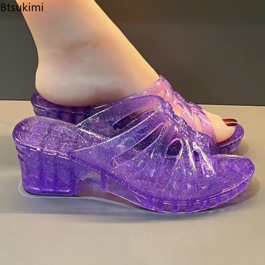 شباشب نسائية صيفية جديدة، صناد - مراجعة Jelly Sandal Women وسعره