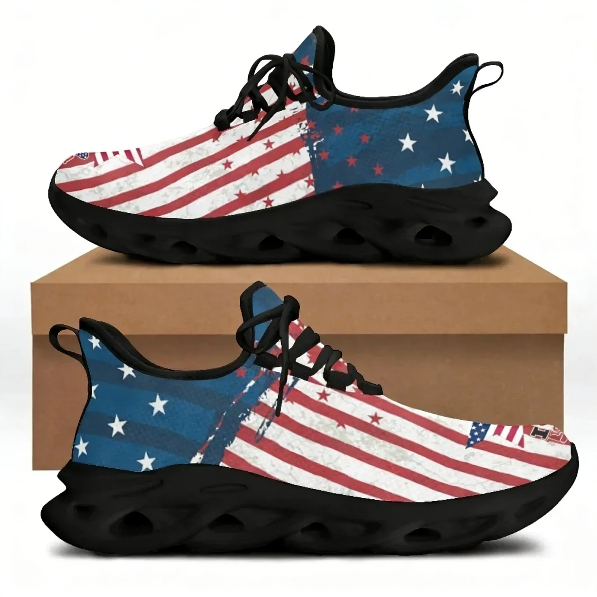 حذاء مسطح مطبوع عليه علم أمريك - مراجعة Women'S Shoes Liberty وسعره