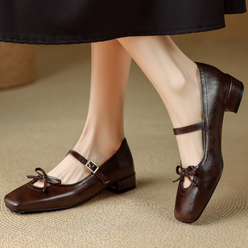 أحذية ماري جين كلاسيكية للنساء - مراجعة Women Shoes Black وسعره