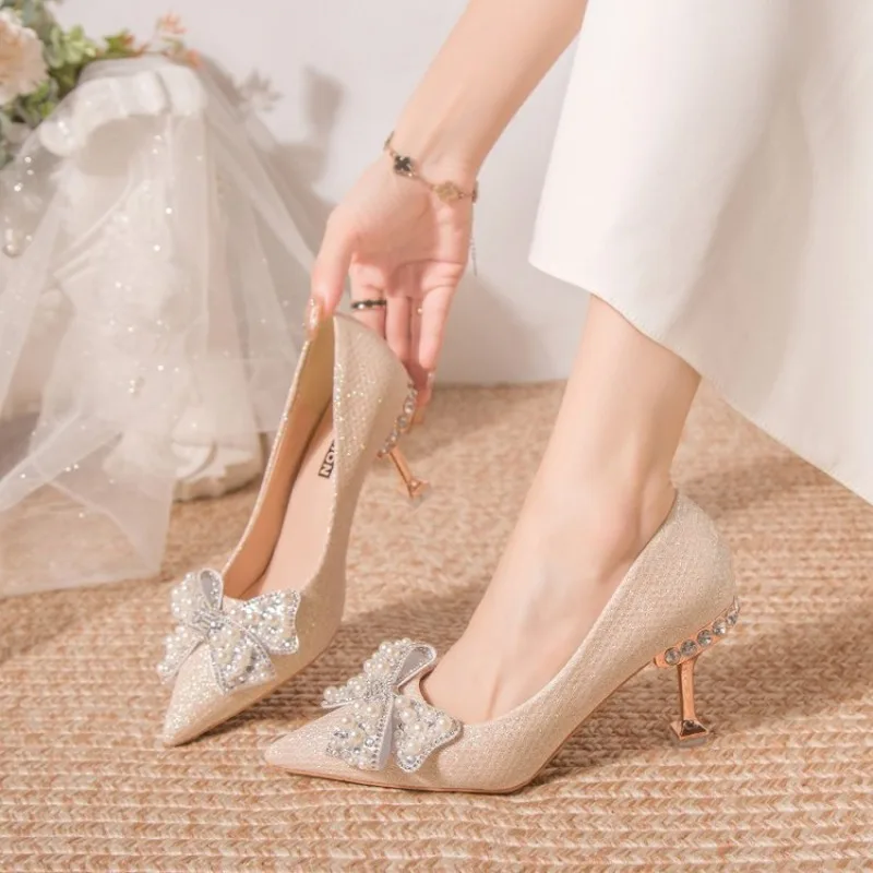 خنجر أشار تو مضخات الزفاف العر - مراجعة Women Shoes Quick Delivery وسعره