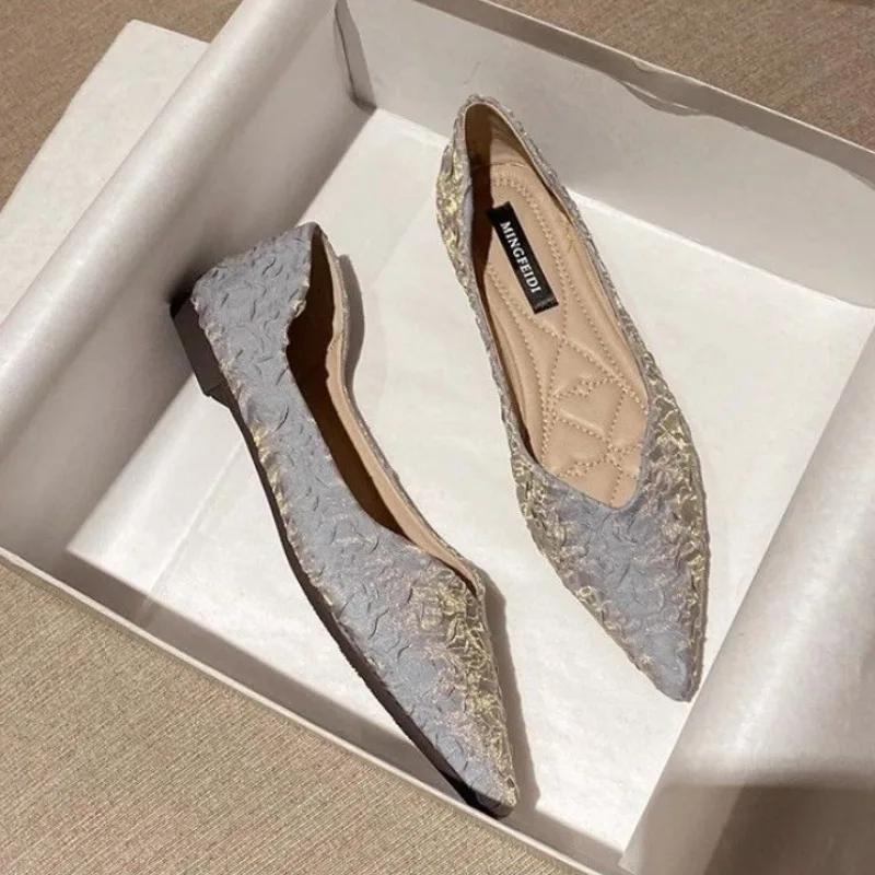 خف نسائي مدبب مسطح ، حذاء نسائ - مراجعة Women Shoes Quick Delivery وسعره