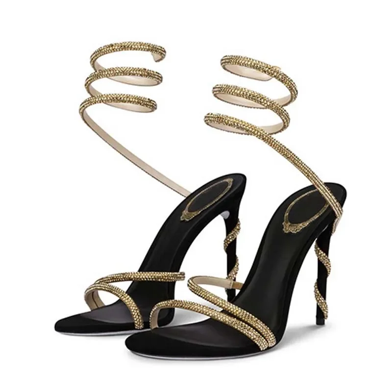 Eilyken موضة كريستال خنجر عالي - مراجعة Women'S Shoes Veja وسعره