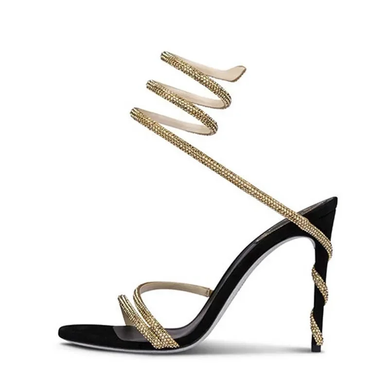 Eilyken موضة كريستال خنجر عالي - مراجعة Women'S Shoes Veja وسعره