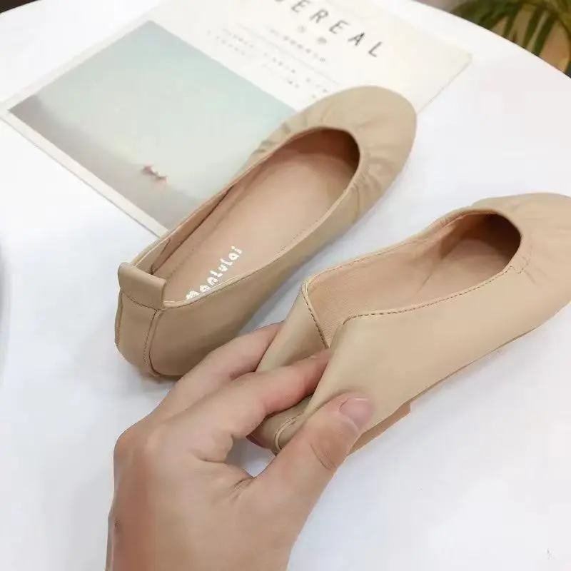 أحذية مسطحة غير رسمية على الطر - مراجعة Women Shoes Quick Delivery وسعره