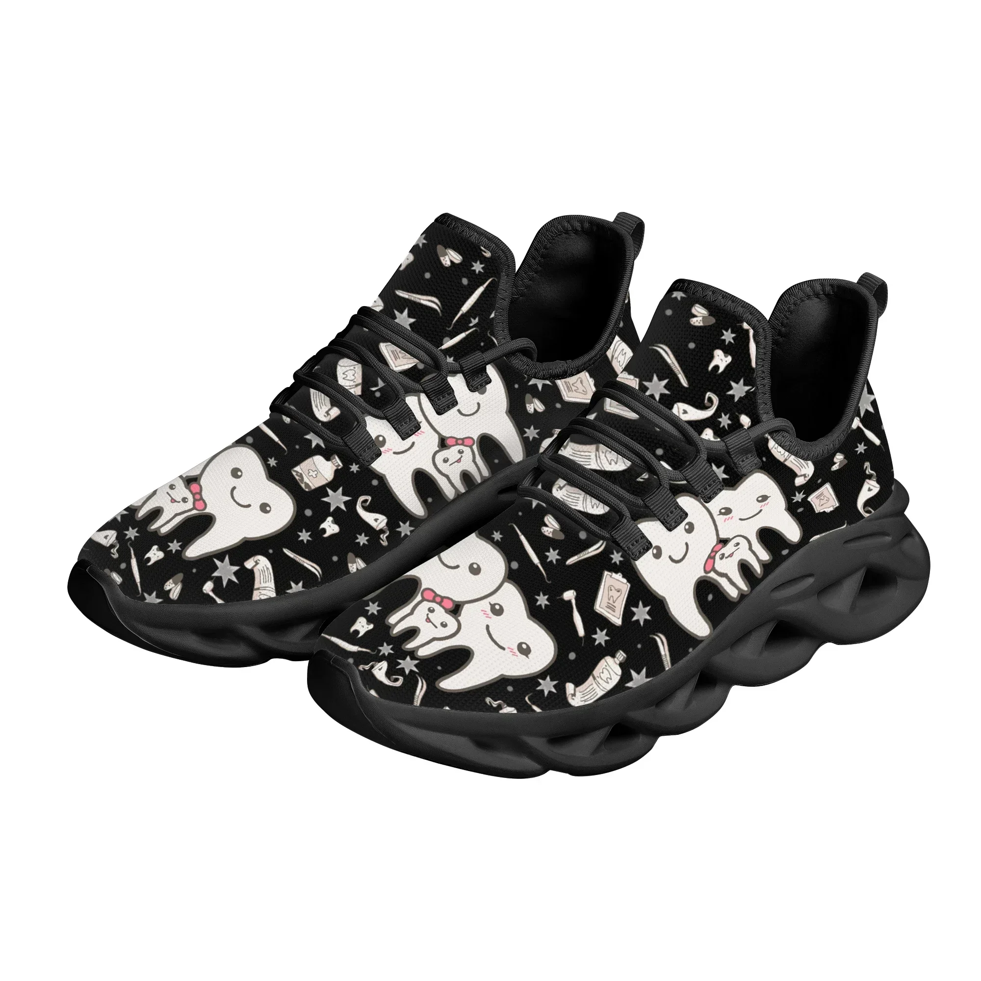 أحذية رياضية بتصميم أسنان لطيف - مراجعة Women'S Shoes Casual Sneakers وسعره