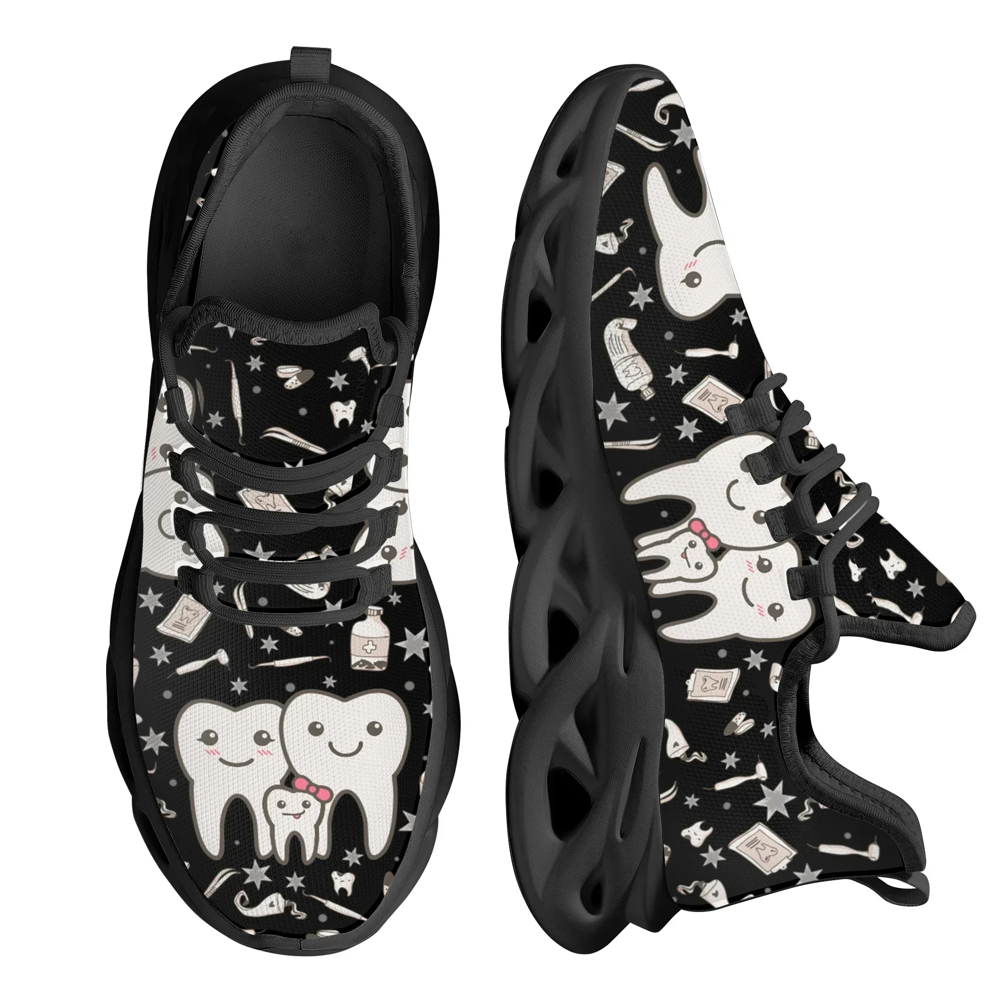 أحذية رياضية بتصميم أسنان لطيف - مراجعة Women'S Shoes Casual Sneakers وسعره