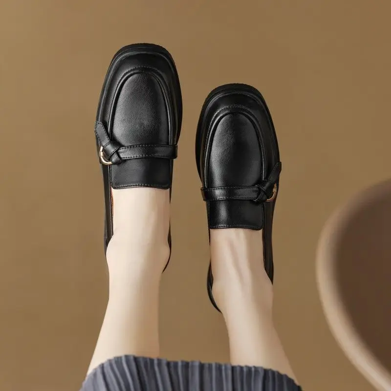أحذية بمقدمة مربعة بكعب متوسط  - مراجعة Women Shoes Quick Delivery وسعره