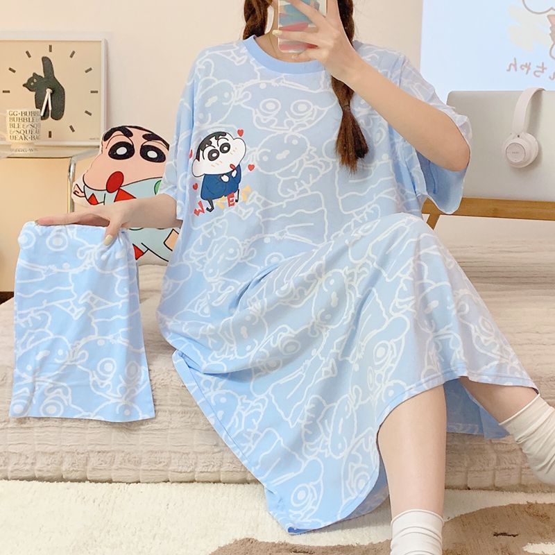قميص نوم قطني بتصميم أنمي كراي - مراجعة Women Shoes Xxl وسعره