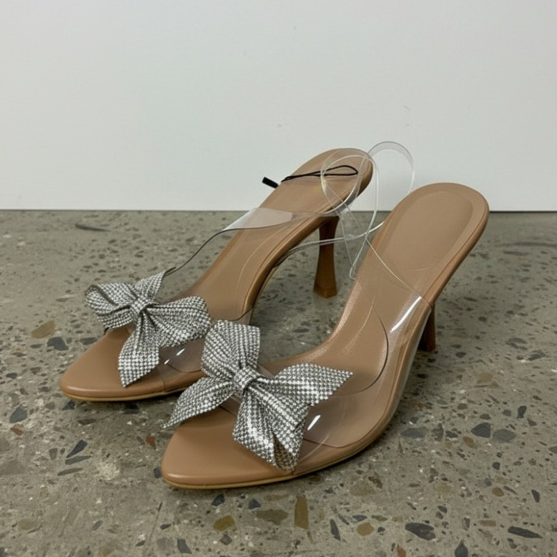 أحذية نسائية بكعب عالٍ مزينة ب - مراجعة Jelly Sandal Women وسعره