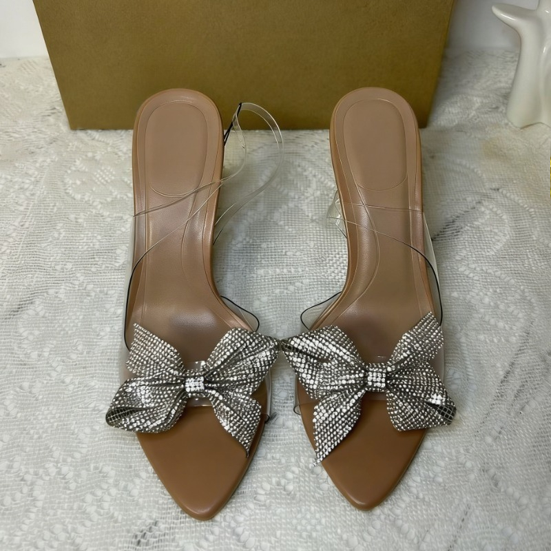 أحذية نسائية بكعب عالٍ مزينة ب - مراجعة Jelly Sandal Women وسعره