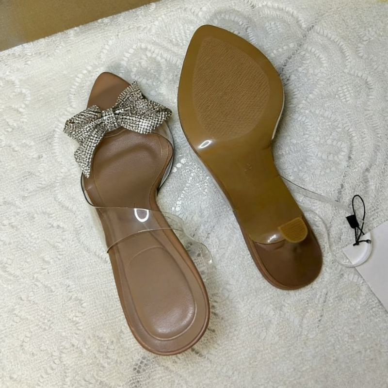 أحذية نسائية بكعب عالٍ مزينة ب - مراجعة Jelly Sandal Women وسعره