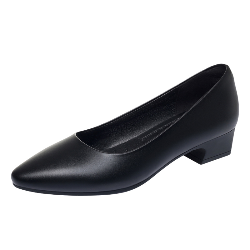 أحذية نسائية أنيقة من الجلد ال - مراجعة Women Shoes Black وسعره