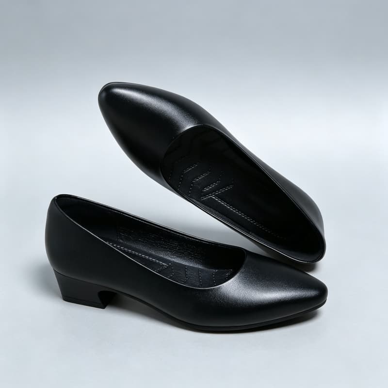 أحذية نسائية أنيقة من الجلد ال - مراجعة Women Shoes Black وسعره