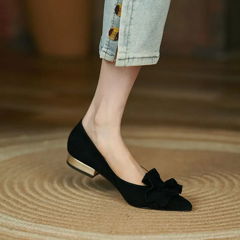 حذاء كاجوال جلدي فاخر للنساء ب - مراجعة Women Shoes Quick Delivery وسعره