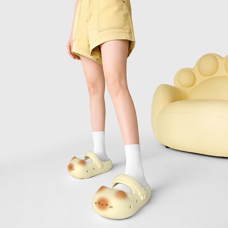 شباشب جديدة مبتكرة على شكل قطة - مراجعة Women'S Shoes For Flat Feet وسعره