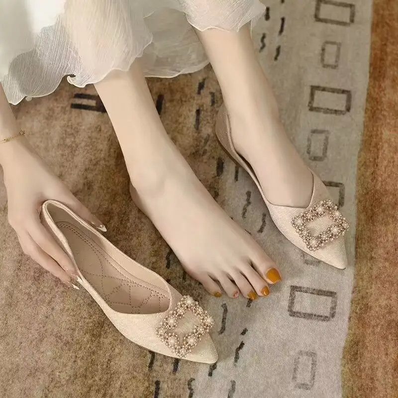 أحذية السيدات الشمبانيا مربع م - مراجعة Women Shoes Quick Delivery وسعره