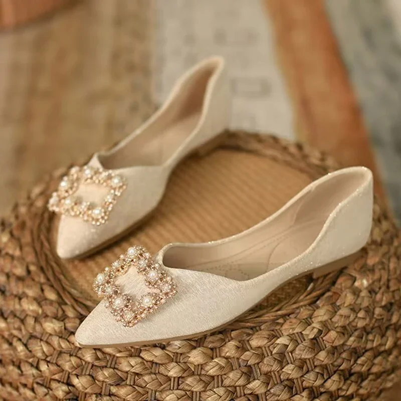 أحذية السيدات الشمبانيا مربع م - مراجعة Women Shoes Quick Delivery وسعره