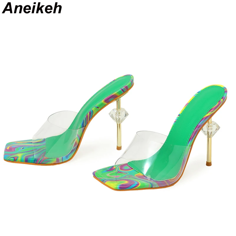 Aneikeh جديد مثير غريب شفاف ال - مراجعة Jelly Sandal Women وسعره